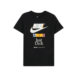 Nike Sportswear Tričko žlutá / starorůžová / černá / bílá