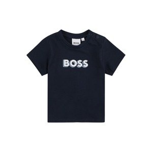 BOSS Kidswear Tričko marine modrá / světlemodrá / bílá