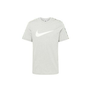 Nike Sportswear Tričko šedý melír / limetková / černá / bílá