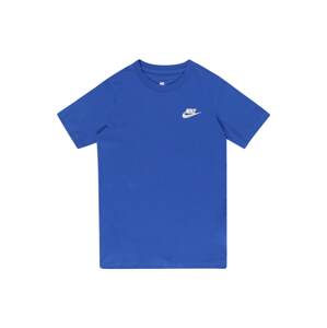 Nike Sportswear Tričko 'FUTURA' královská modrá / bílá