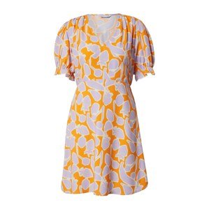 Compania Fantastica Letní šaty béžová / fialová / oranžová