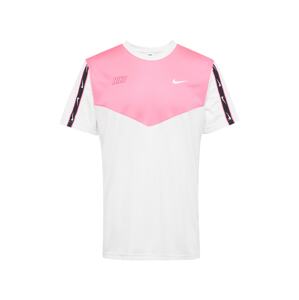 Nike Sportswear Tričko 'Repeat' světle růžová / černá / bílá