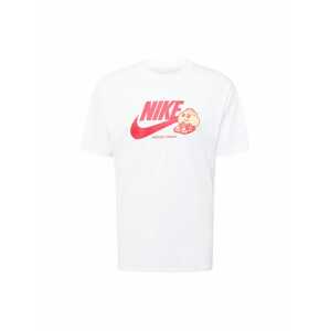 Nike Sportswear Tričko pastelově oranžová / grenadina / bílá