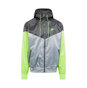 Nike Sportswear Přechodná bunda šedá / tmavě šedá / světle zelená