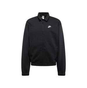 Nike Sportswear Mikina 'HARRINGTON' černá / bílá