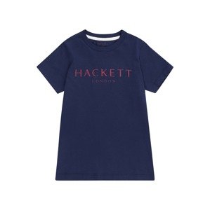 Hackett London Tričko námořnická modř / grenadina