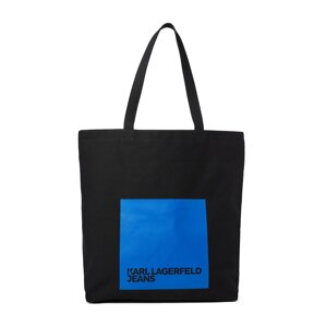 KARL LAGERFELD JEANS Nákupní taška modrá / černá