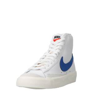 Nike Sportswear Kotníkové tenisky královská modrá / světle červená / bílá