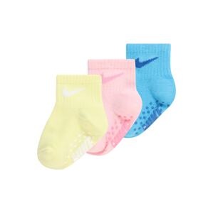 Nike Sportswear Ponožky  světlemodrá / pastelově žlutá / růžová / bílá