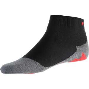 FALKE Sportovní ponožky  červená / černá / šedý melír