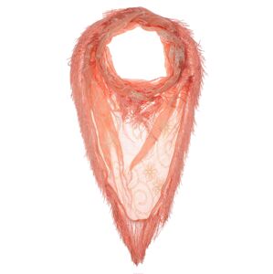 MYMO Šátek  světle růžová / jasně oranžová