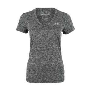 UNDER ARMOUR Funkční tričko 'Tech' antracitová / šedý melír / bílá