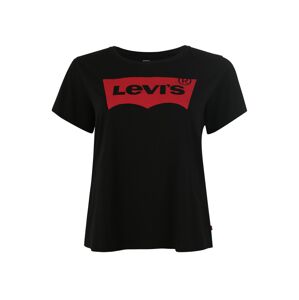 Levi's® Plus Tričko 'PL PERFECT TEE'  karmínově červené / černá