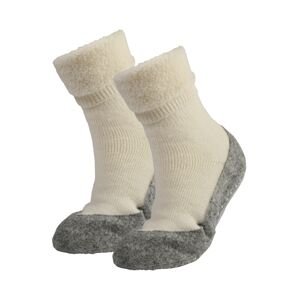 FALKE Ponožky 'Cosyshoe'  bílá / šedá
