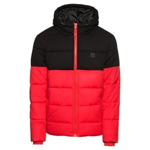 Urban Classics Zimní bunda  černá / světle červená