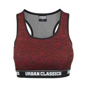 Urban Classics Podprsenka 'Active'  černá / tmavě červená