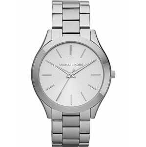 Michael Kors Analogové hodinky 'SLIM RUNWAY, MK3179'  stříbrná