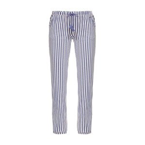 LASCANA Pyžamové kalhoty krémová / tmavě modrá