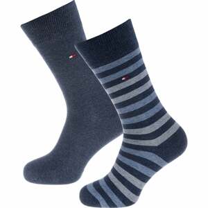 Tommy Hilfiger Underwear Ponožky  modrá / nebeská modř / šedá