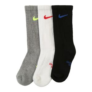 Nike Sportswear Ponožky 'Cushioned Crew Training Socks (3 Pair)'  bílá / šedá / černá
