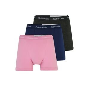 Calvin Klein Underwear Boxerky '3P TRUNK'  modrá / růžová / černá