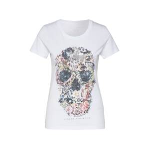 EINSTEIN & NEWTON Tričko 'Crazy Skull T-Shirt'  mix barev / bílá