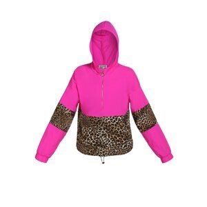 myMo ATHLSR Sportovní bunda  pink / hnědá / černá / starobéžová