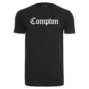 Mister Tee Tričko 'Compton'  černá / bílá