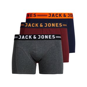 JACK & JONES Spodní prádlo námořnická modř / šedý melír / oranžová / tmavě červená / černá / bílá