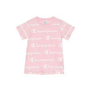 Champion Authentic Athletic Apparel Tričko  bílá / růžová
