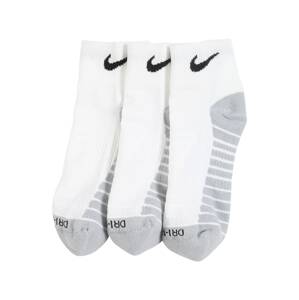 NIKE Sportovní ponožky šedá / černá / bílá