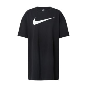 Nike Sportswear Maxi šaty  černá / bílá