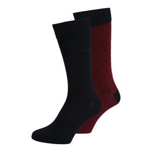 GANT Ponožky  marine modrá / tmavě červená
