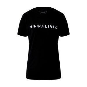 Mister Tee T-Shirt 'Minimalista'  černá / bílá