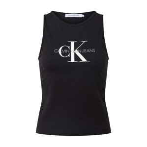 Calvin Klein Jeans Top 'MONOGRAM'  černá
