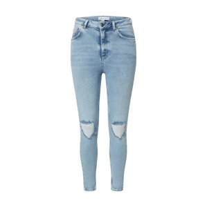 NU-IN Jeans 'High Rise Distressed Skinny Jeans'  modrá džínovina
