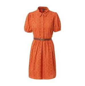 VERO MODA Košilové šaty 'Ellie'  pastelově oranžová