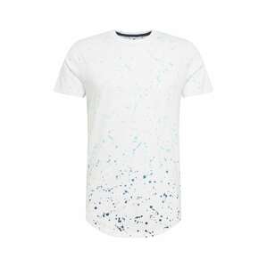 HOLLISTER Shirt  bílá / světlemodrá / tmavě modrá