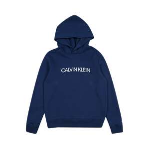 Calvin Klein Jeans Mikina  bílá / noční modrá