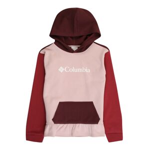 COLUMBIA Sportsweatshirt  červená / pastelově růžová / krvavě červená