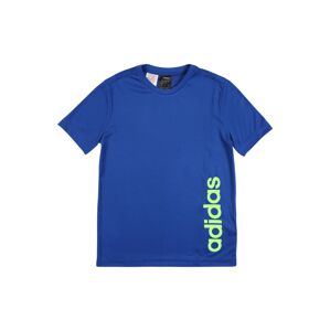 ADIDAS PERFORMANCE Funkční tričko  svítivě zelená / modrá