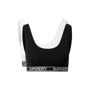 Superdry Podprsenka 'Grace Super'  černá / bílá