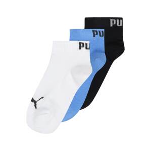 PUMA Ponožky  černá / bílá / modrá