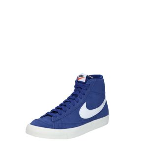 Nike Sportswear Kotníkové tenisky 'Blazer 77'  bílá / královská modrá