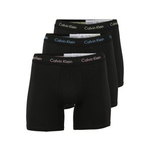 Calvin Klein Underwear Boxerky  černá / světle červená / světle žlutá / světlemodrá