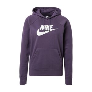 Nike Sportswear Mikina  bílá / tmavě fialová