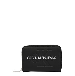 Calvin Klein Jeans Peněženka 'Accordion'  černá / bílá