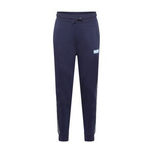 HUGO Kalhoty 'Donburi'  marine modrá / kouřově modrá / bílá
