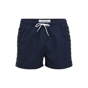 Calvin Klein Swimwear Plavecké šortky  černá / námořnická modř / bílá