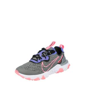 Nike Sportswear Sportovní boty 'React Vision'  kámen / černá / světle růžová / svítivě fialová